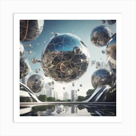 Futuristic Cityscape 44 Art Print