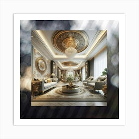 Luxury Living Room Art Print