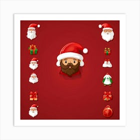 Decorative Style Holiday Set Tradition Traditional Bubo Wear Festive Icon Season Clothing (25) Art Print