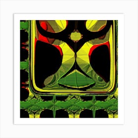 Psychedelic Owl Art Print