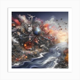 Civilization at War Art Print