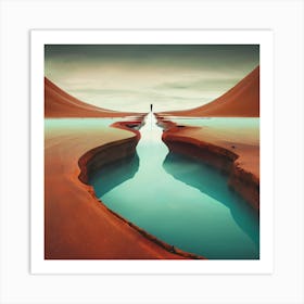 Desert Landscape Art Print