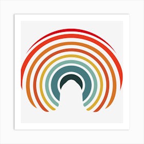 Rainbow Logo Art Print