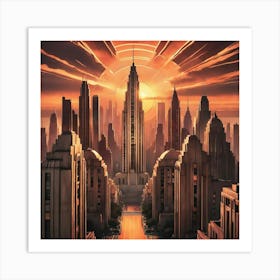 Cityscape 10 Art Print