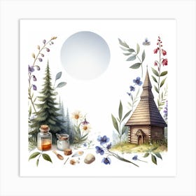 Herbalist's house Art Print