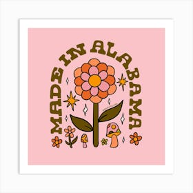 Made In Alabama Art Print