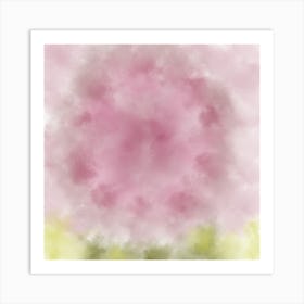 Abstract Watercolor Background Art Print