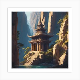 Mountain Temple Art Print