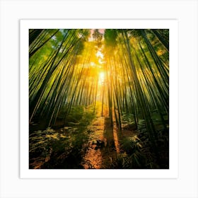 Firefly Enchanted Twilight Glow In Bamboo Forest 51128 Art Print