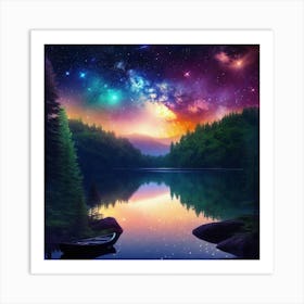 Galaxy Wallpaper 27 Art Print