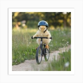 A Photo Of A Cute Yellow Chick Riding A Qgo Jt6vt4efmkuipwxzog 32zjwcb9tikyh0fuqcsfxw Poster