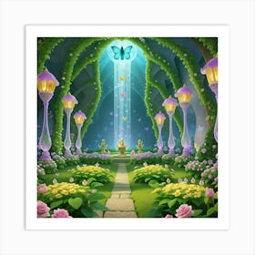 Fairy Garden Art Print