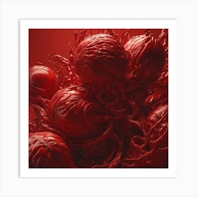 Bloody Balls Art Print