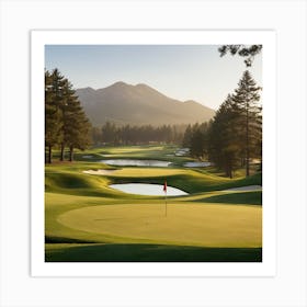 Tahoe Golf Course Art Print