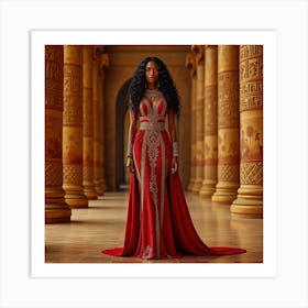 Egyptian Beauty 4 Art Print