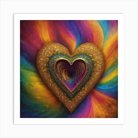 Heart In Love Art Print