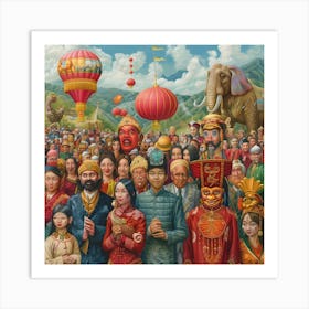 Chinese People 1 Art Print