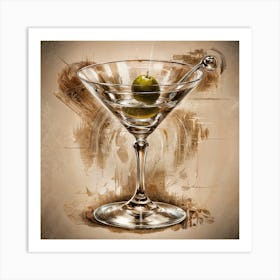 Martini 1 Art Print