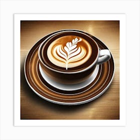 Latte Art 2 Art Print