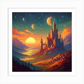 A Fantastical Land 29 Art Print