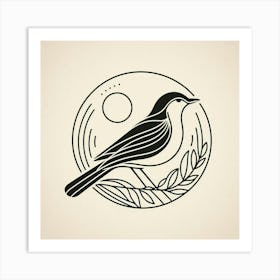 Bird In A Tree Art Print