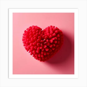 Red Heart Art Print