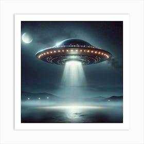 Alien Spaceship 4 Art Print