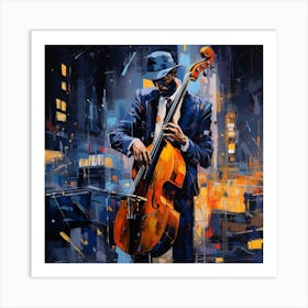 Jazz Musician 1 Art Print