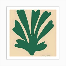 Green Leaf Art Print