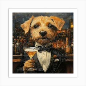 Whimsical Dogs 61 Art Print