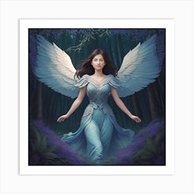 Angel Of The Forest Art Print