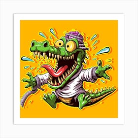 Crocodile Art Print