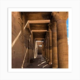 Egyptian Temple 29 Art Print