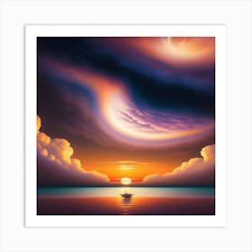 Sunset Art Print