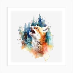 Fox In The Forest Poster