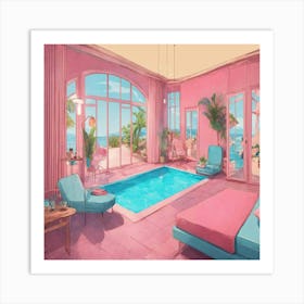 Pink Room Art Print