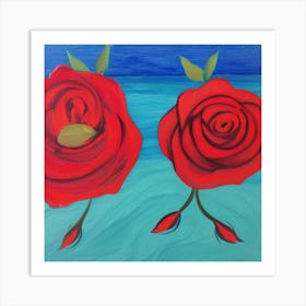 Red Roses 4 Art Print