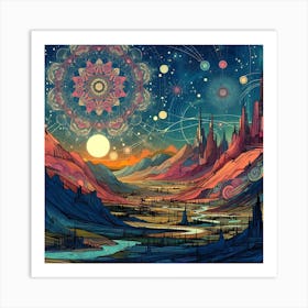 Land Of Fantasy 4 Art Print