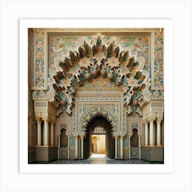 Entrance To The Palace Of Morocco51 Art Print