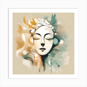 Portrait Of A Woman Art Print