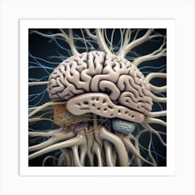 Brain And Nerves 30 Art Print