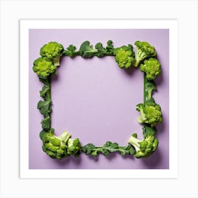 Frame Of Broccoli 13 Art Print