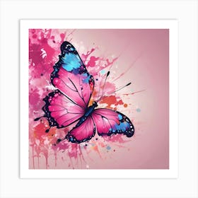 Butterfly Painting 139 Art Print