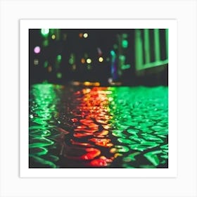 Rainy Night Art Print