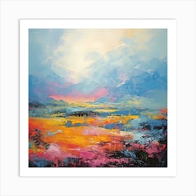 Whirling Vistas: Monet's Italian Reverie Art Print