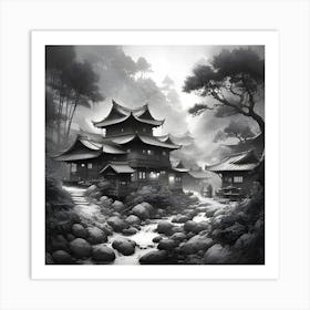 The Black And White Sketch Features High Resolution And Realistic Textures 3 Art Print