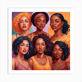 Black Women Art Print