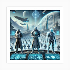 Uranian Frost Commanders Art Print