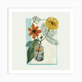 Flowers In A Vase 14 Art Print