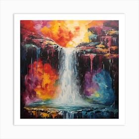 Waterfall 1 Art Print